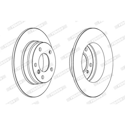 FERODO BMW jarrulevy - 10mm, 280mm, Takapyörä, ABS FERODO BMW jarrulevy - 10mm, 280mm, Takapyörä, ABS