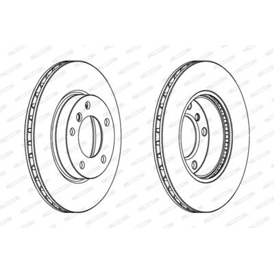 Δίσκος φρένων BMW αεριζόμενος 22mm - E36/E46 Δίσκος φρένων BMW αεριζόμενος 22mm - E36/E46