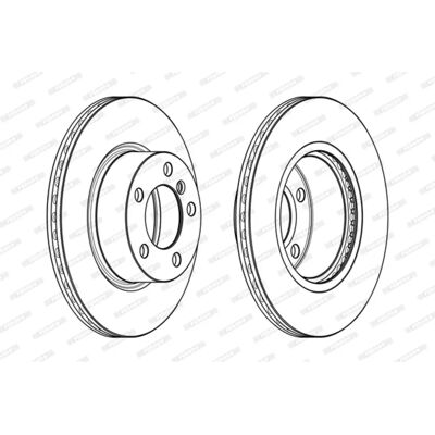 Disco freno ventilato BMW DDF2195C - Disco freno Disco freno ventilato BMW DDF2195C - Disco freno