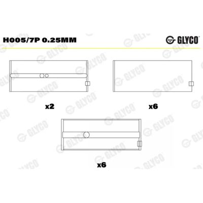 Glyco H005/7P Viskebane - 0,25mm Glyco H005/7P Viskebane - 0,25mm