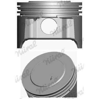 NURAL 87-426100-00 Pistone - Ø cilindro 76mm NURAL 87-426100-00 Pistone - Ø cilindro 76mm