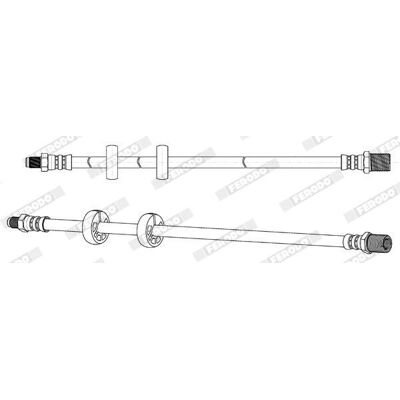 FERODO FHY2795 Flexible Brake Hose - Brake Hose FERODO FHY2795 Flexible Brake Hose - Brake Hose