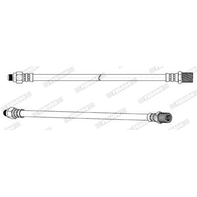 FERODO FHY2805 Bremse slange - Bremsedel FERODO FHY2805 Bremse slange - Bremsedel