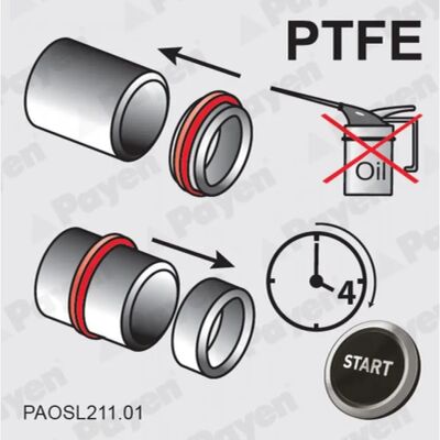 PAYEN NA5333 Άξονας Στεγανοποίηση - Ανθεκτικό PTFE, 48x81mm, Δεξιά Τούμπα PAYEN NA5333 Άξονας Στεγανοποίηση - Ανθεκτικό PTFE, 48x81mm, Δεξιά Τούμπα