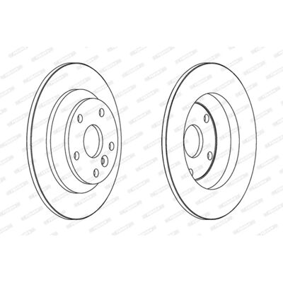 FERODO DDF1616C Δισκόφρενο για Ford Mondeo 4, S-Max Mk1 - Επιχρυσωμένο 11mm FERODO DDF1616C Δισκόφρενο για Ford Mondeo 4, S-Max Mk1 - Επιχρυσωμένο 11mm