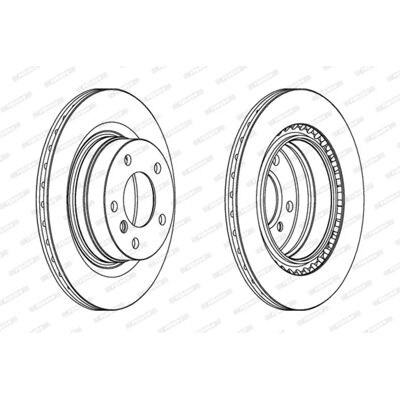 FERODO BMW Disc Brake - Ventilated 20mm - E90, F20, F31, E87, E92, F32, F82, F34, F21, F23, E93, F30, F80 - disc brake FERODO BMW Disc Brake - Ventilated 20mm - E90, F20, F31, E87, E92, F32, F82, F34, F21, F23, E93, F30, F80 - disc brake