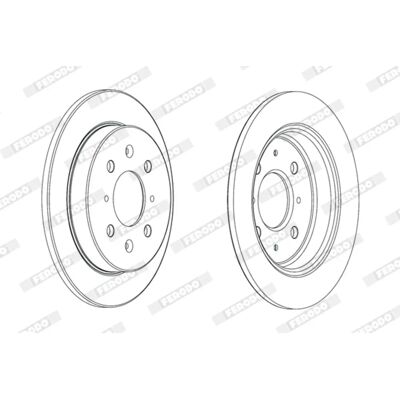 FERODO Honda Jarrulevyhti - Täystahroitu 4Aukko 239mm - Takareikä FERODO Honda Jarrulevyhti - Täystahroitu 4Aukko 239mm - Takareikä