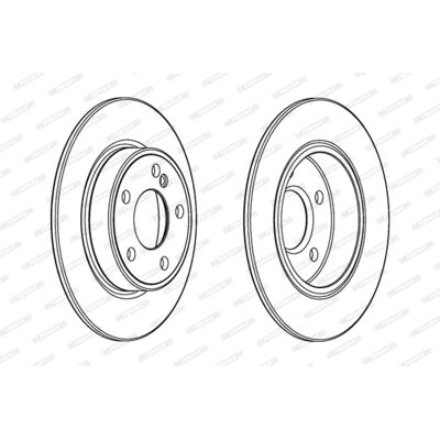 Mercedes-Benz DDF2335C bromsskiva - Fullt belagd - 112mm centrum Mercedes-Benz DDF2335C bromsskiva - Fullt belagd - 112mm centrum