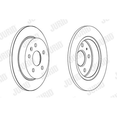 JURID Opel Insignia A Vollbeschichteter Bremsscheibe - Bremsdisk JURID Opel Insignia A Vollbeschichteter Bremsscheibe - Bremsdisk