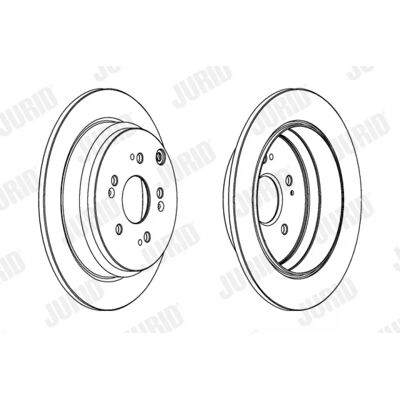 Δισκόφρενο JURID 562884JC - Honda CR-V 2-4, 9mm, Πλήρως επιστρωμένο Δισκόφρενο JURID 562884JC - Honda CR-V 2-4, 9mm, Πλήρως επιστρωμένο