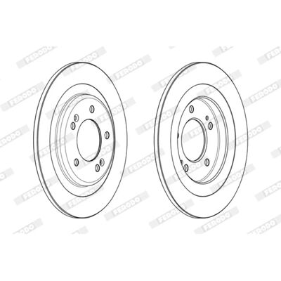 Δισκόφρενο FERODO Hyundai i40 - Πίσω 10mm 114,3mm Πλήρως επιστρωμένο Δισκόφρενο FERODO Hyundai i40 - Πίσω 10mm 114,3mm Πλήρως επιστρωμένο