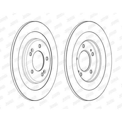 Δισκόφρενο JURID Hyundai - 114,3mm, 10mm, Πλήρης επίστρωση Δισκόφρενο JURID Hyundai - 114,3mm, 10mm, Πλήρης επίστρωση