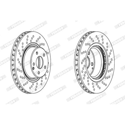 Disc de frână ventilat FERODO DDF1120C-1 - Clasa S Disc de frână ventilat FERODO DDF1120C-1 - Clasa S