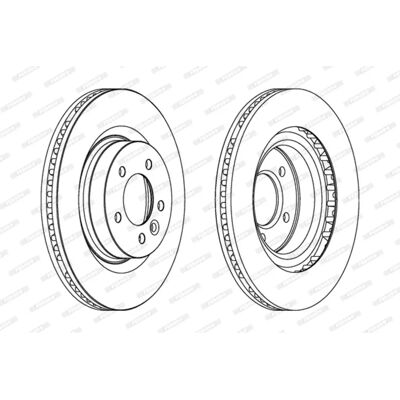 FERODO Αερόφρενο δισκόπλακα για Land Rover Range Rover Sport, Discovery 3 - Δισκόπλακα φρένου FERODO Αερόφρενο δισκόπλακα για Land Rover Range Rover Sport, Discovery 3 - Δισκόπλακα φρένου