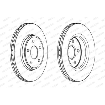 FERODO jarrulevy - Jeep Grand Cherokee 3, Commander - Ilmastoitu 30mm FERODO jarrulevy - Jeep Grand Cherokee 3, Commander - Ilmastoitu 30mm