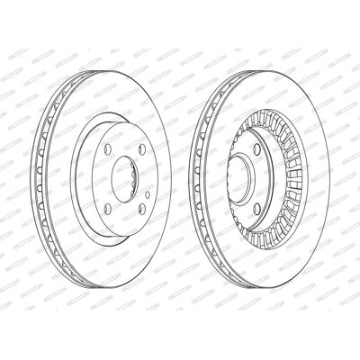 FERODO Mazda 323 F 6 Familia 6 Αερόδμητος δίσκος φρένου - Δίσκος φρένου FERODO Mazda 323 F 6 Familia 6 Αερόδμητος δίσκος φρένου - Δίσκος φρένου