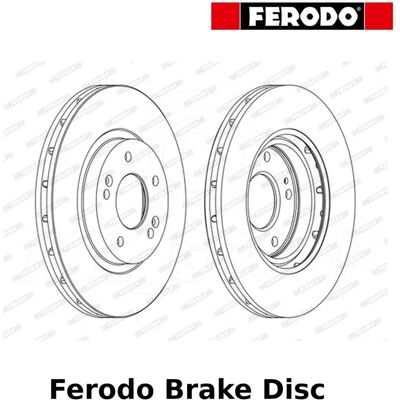 FERODO DDF1292C Αερόφρενο δίσκου - Disc brake FERODO DDF1292C Αερόφρενο δίσκου - Disc brake