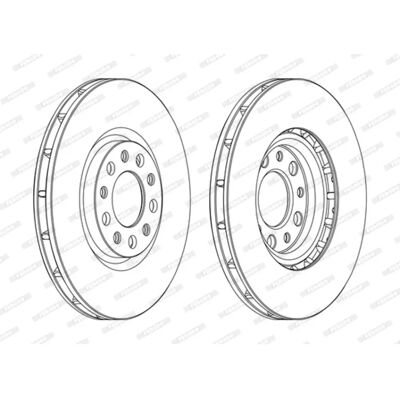 Ferodo disco de freio Fiat Alfa Jeep - Ventilado 305mm 28mm Ferodo disco de freio Fiat Alfa Jeep - Ventilado 305mm 28mm