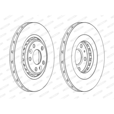 FERODO DDF1727C Εξαεριζόμενο δισκόφρενο - Disc Brake FERODO DDF1727C Εξαεριζόμενο δισκόφρενο - Disc Brake