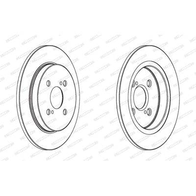 Bremseplate for Toyota Yaris II, Verso, iQ - Bremseplate Bremseplate for Toyota Yaris II, Verso, iQ - Bremseplate