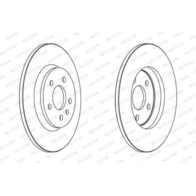 FERODO Δισκόφρενο Audi - 300mm, 12mm, Για A4, A5, A6, Q5 FERODO Δισκόφρενο Audi - 300mm, 12mm, Για A4, A5, A6, Q5