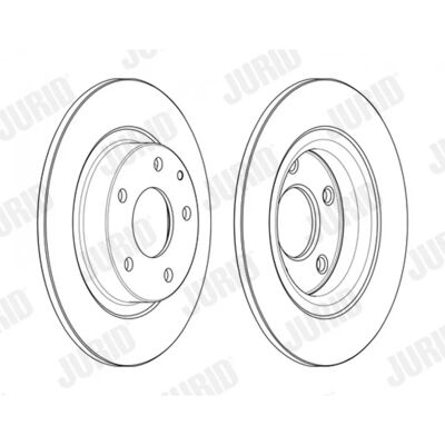 Δίσκος φρένων Mazda JURID - 278x10mm, 5 τρύπες, Επιχρυσωμένος Δίσκος φρένων Mazda JURID - 278x10mm, 5 τρύπες, Επιχρυσωμένος