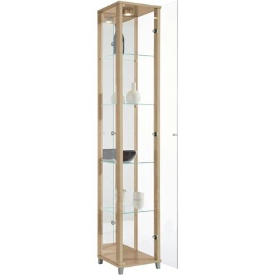 FIF MÖBEL OPTIMA Eiche-Sägerau Vitrine FIF MÖBEL OPTIMA Eiche-Sägerau Vitrine