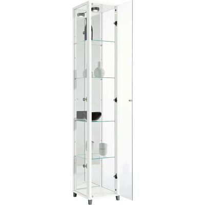 FIF MÖBEL Optima Weiße Vitrine mit LED-Beleuchtung FIF MÖBEL Optima Weiße Vitrine mit LED-Beleuchtung