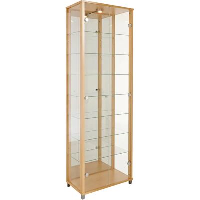 FIF MÖBEL Optima - 7 Glasböden - Kleine Vitrine FIF MÖBEL Optima - 7 Glasböden - Kleine Vitrine