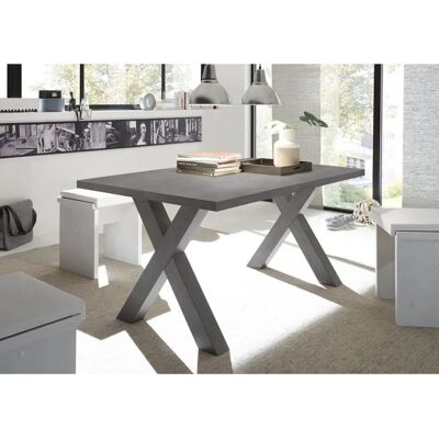 MÄUSBACHER Mister - 140x75x90cm Esstisch - Gestell in X-Form MÄUSBACHER Mister - 140x75x90cm Esstisch - Gestell in X-Form