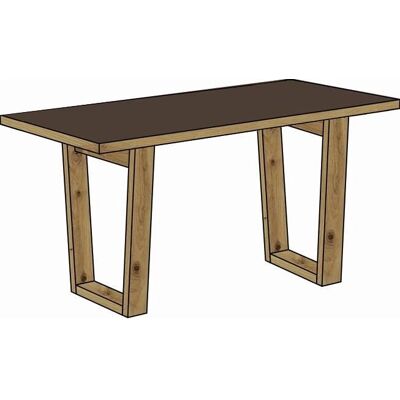 MÄUSBACHER Frame Schreibtisch - 160x70x77cm - grau - Büromöbel MÄUSBACHER Frame Schreibtisch - 160x70x77cm - grau - Büromöbel