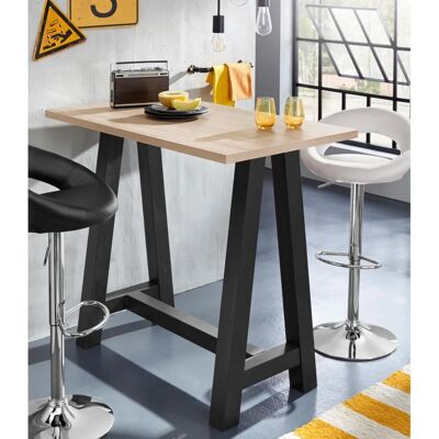 MÄUSBACHER Schwarzer Bartisch - 120x70cm - Hergestellt in Deutschland MÄUSBACHER Schwarzer Bartisch - 120x70cm - Hergestellt in Deutschland