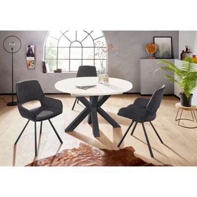 MÄUSBACHER Esstisch 130cm x 78cm x 130cm Weiß - Ausziehbar MÄUSBACHER Esstisch 130cm x 78cm x 130cm Weiß - Ausziehbar