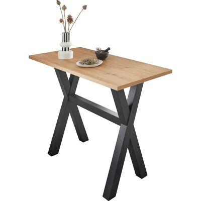 MÄUSBACHER Schwarzer Bartisch - 140cm x 105cm x 70cm - Bartisch MÄUSBACHER Schwarzer Bartisch - 140cm x 105cm x 70cm - Bartisch
