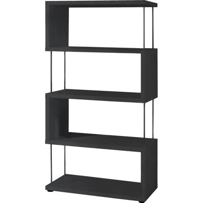 MÄUSBACHER Big System Office - Standregal, schwarz, 66x126x33cm MÄUSBACHER Big System Office - Standregal, schwarz, 66x126x33cm