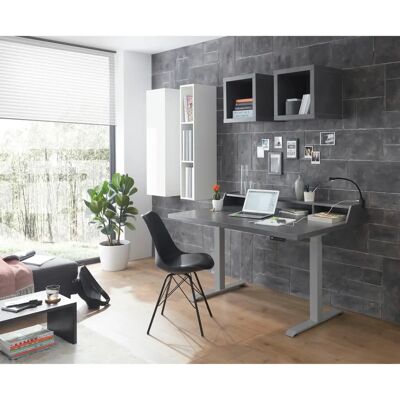 MÄUSBACHER Big System Office Schreibtisch - Elektrisch, 120cm, Silber/Graphit MÄUSBACHER Big System Office Schreibtisch - Elektrisch, 120cm, Silber/Graphit