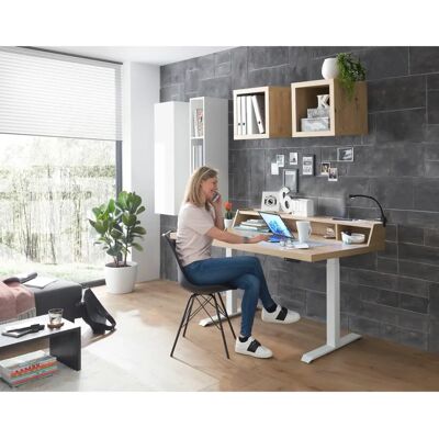 MÄUSBACHER Big System Office Schreibtisch - Höhenverstellbar, 120cm breit, Weiß MÄUSBACHER Big System Office Schreibtisch - Höhenverstellbar, 120cm breit, Weiß