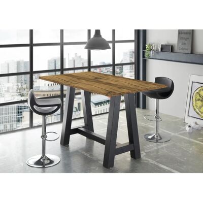 MÄUSBACHER Schwarzer Rechteckiger Bartisch - Tisch MÄUSBACHER Schwarzer Rechteckiger Bartisch - Tisch