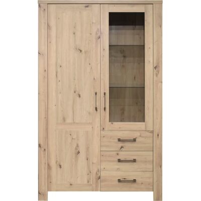 MÄUSBACHER Modell Vitrine - Braun (Eiche, Wiener) Holzschrank MÄUSBACHER Modell Vitrine - Braun (Eiche, Wiener) Holzschrank