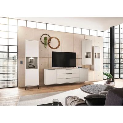 MÄUSBACHER Bonnie Vitrine - 51cm x 182cm x 45cm, grau MÄUSBACHER Bonnie Vitrine - 51cm x 182cm x 45cm, grau