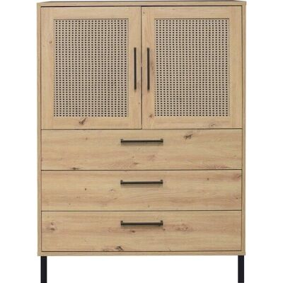MÄUSBACHER Braune Kommode mit 3 Schubladen - Sideboard MÄUSBACHER Braune Kommode mit 3 Schubladen - Sideboard