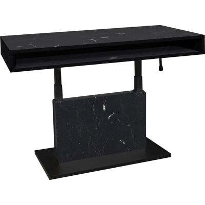 MÄUSBACHER Lift Couchtisch - Vulkanschwarz, Keramikoptik, Höhenverstellbar - Couchtisch MÄUSBACHER Lift Couchtisch - Vulkanschwarz, Keramikoptik, Höhenverstellbar - Couchtisch