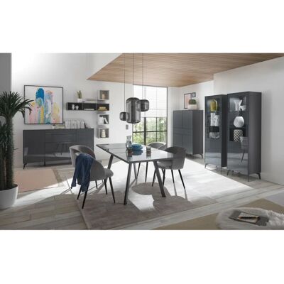 MÄUSBACHER Imola Sideboard - Anthrazit Matt Glas MÄUSBACHER Imola Sideboard - Anthrazit Matt Glas