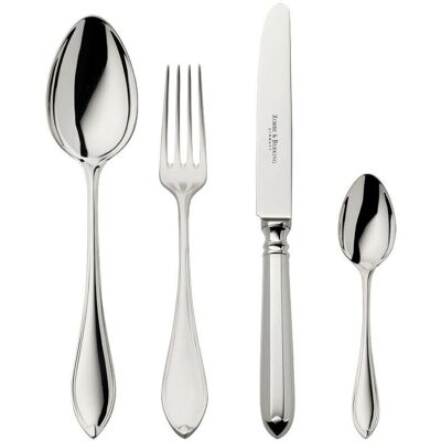 Robbe & Berking Navette 4-teiliges Besteckset - Elegant Silber Robbe & Berking Navette 4-teiliges Besteckset - Elegant Silber