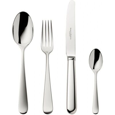Robbe & Berking Menübesteck-Set Dante 150 g versilbert, 4-tlg. Robbe & Berking Menübesteck-Set Dante 150 g versilbert, 4-tlg.