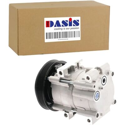 AKS DASIS FS10 Air Conditioning Compressor - Compact, Suitable for Ford Transit, Fiesta, Focus, Citroën C5, Ford Courier AKS DASIS FS10 Air Conditioning Compressor - Compact, Suitable for Ford Transit, Fiesta, Focus, Citroën C5, Ford Courier