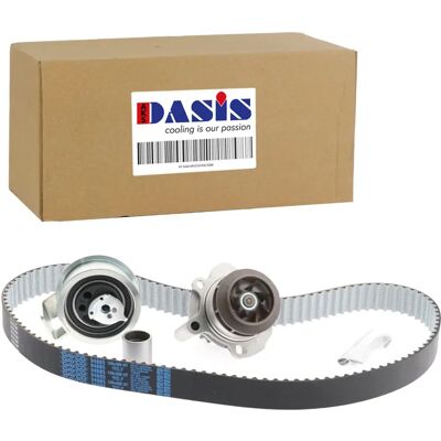 Aks Dasis Water Pump and Timing Belt Kit - Water Pump + Belt for Audi A3, A4, A6 Aks Dasis Water Pump and Timing Belt Kit - Water Pump + Belt for Audi A3, A4, A6