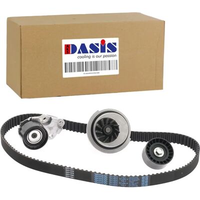 Kit Cinghia di Distribuzione con Pompa dell'Acqua AKS DASIS 570365N Kit Cinghia di Distribuzione con Pompa dell'Acqua AKS DASIS 570365N