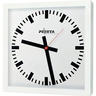 Peweta - Grossraum-Wanduhr 40x40 cm - 230 V Netzbetrieb - Wall clock Peweta - Grossraum-Wanduhr 40x40 cm - 230 V Netzbetrieb - Wall clock