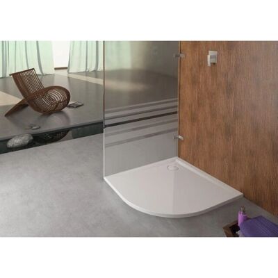 Hoesch Muna Vasca Doccia Quarto Cerchio - Bianco - 900x900mm Hoesch Muna Vasca Doccia Quarto Cerchio - Bianco - 900x900mm